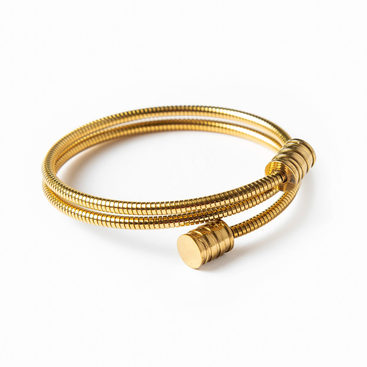 Bracelete Dourado Twister