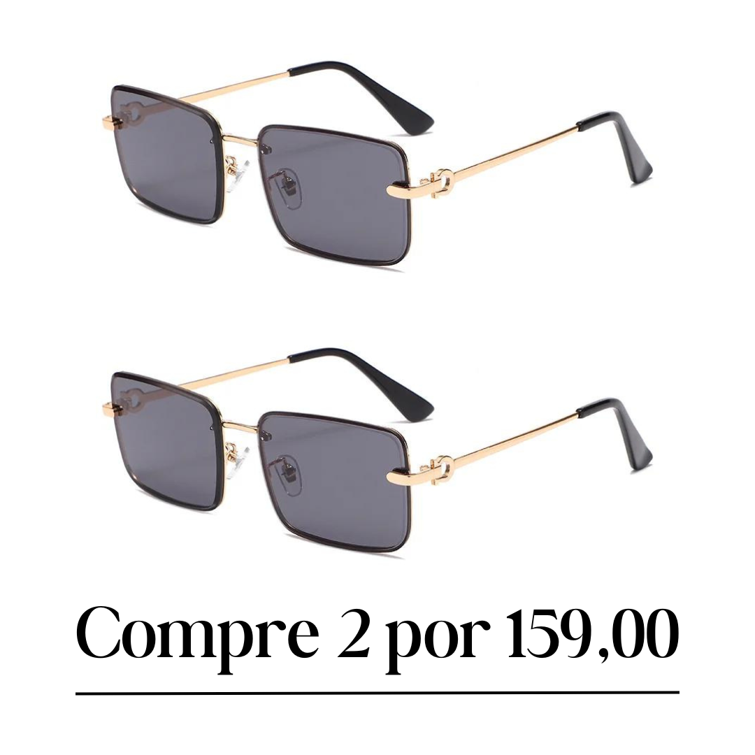 Óculos de Sol Quadrados ELY - Compre 2 por 159,00